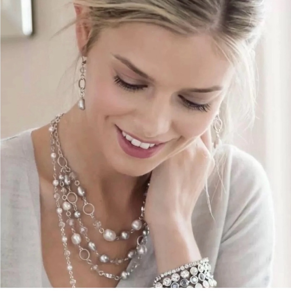 Touchstone by Swarovski South Seas 3 strand necklace
